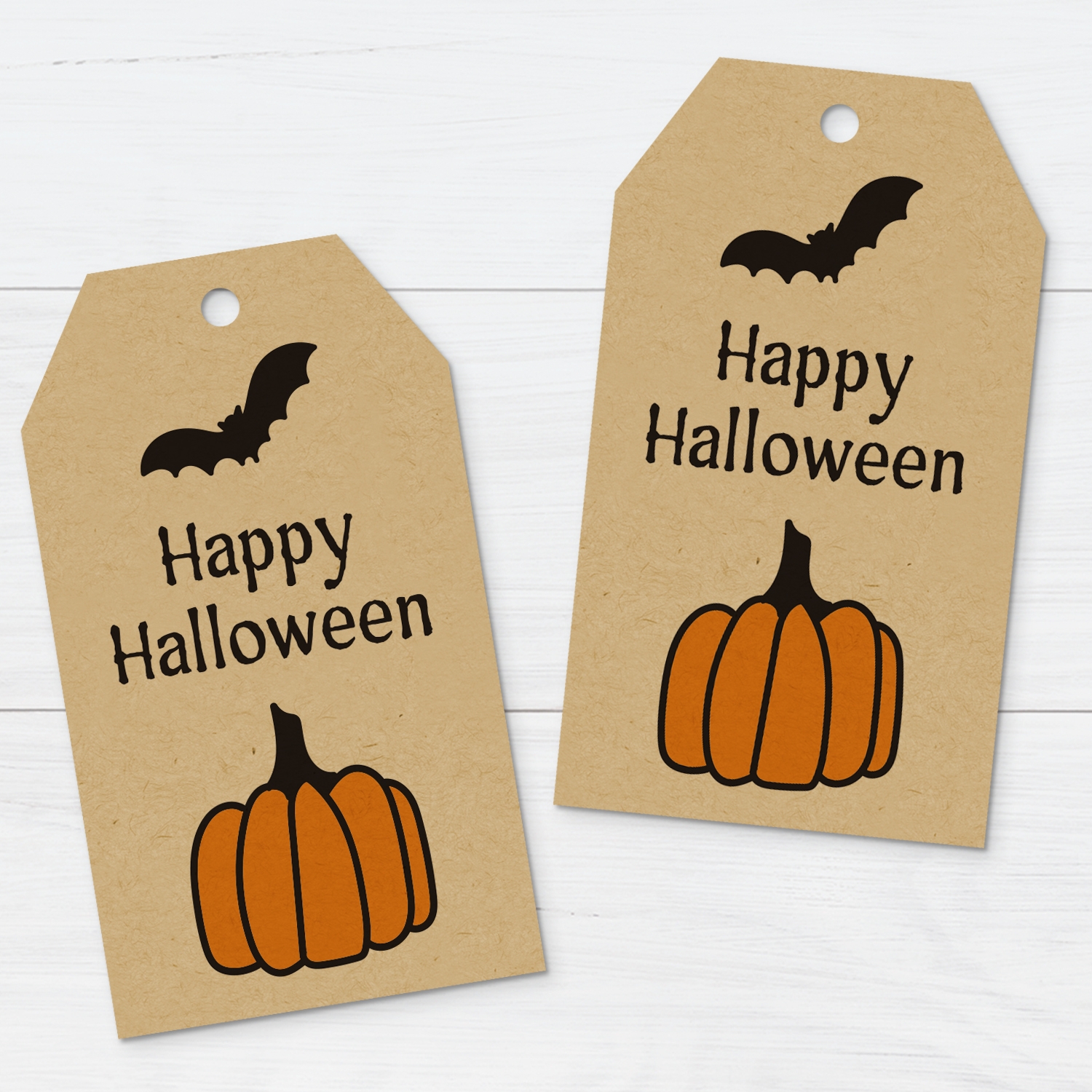Happy Halloween Gift Tags Free Printable Download