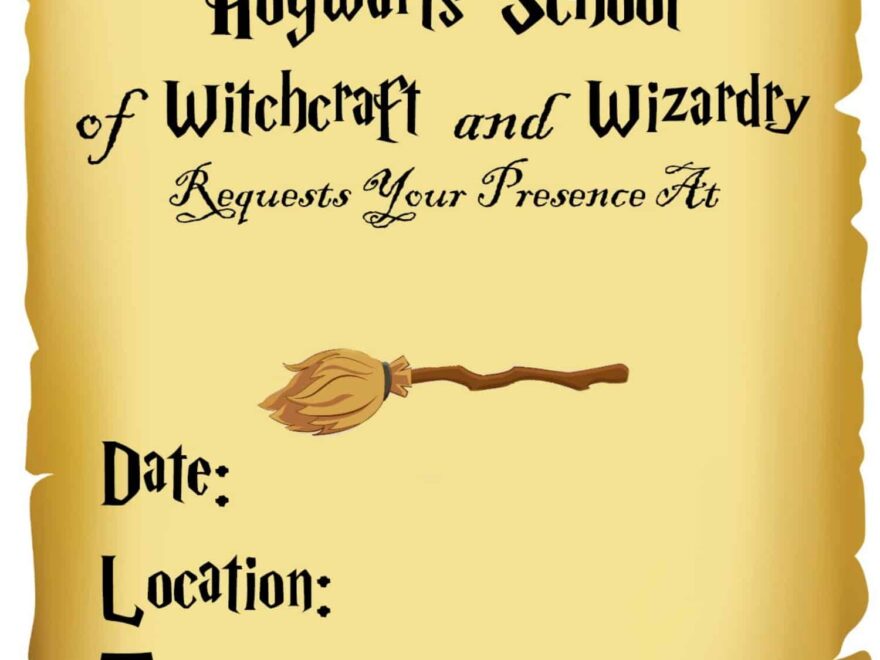 Harry Potter Invitations free Printables Fun Money Mom