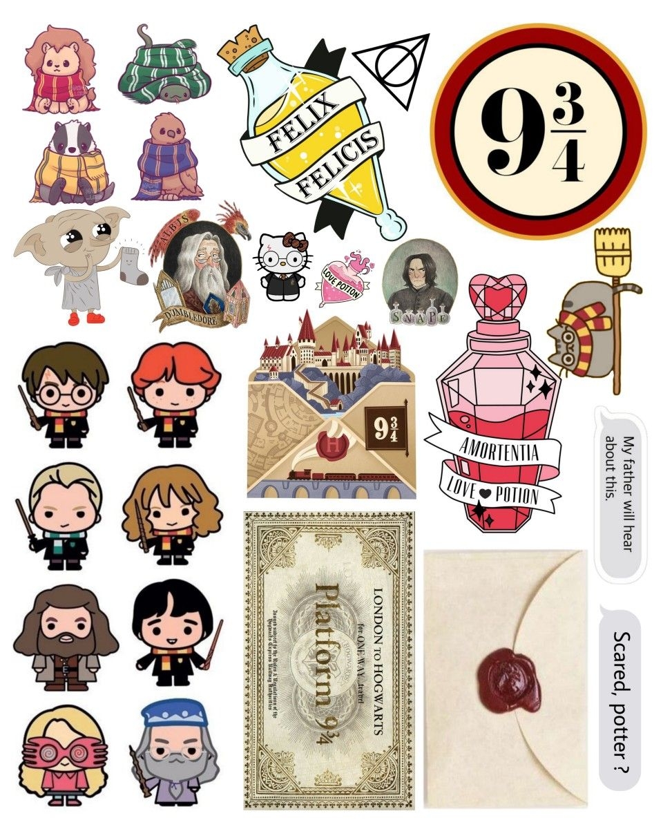 Free Printable Harry Potter Stickers