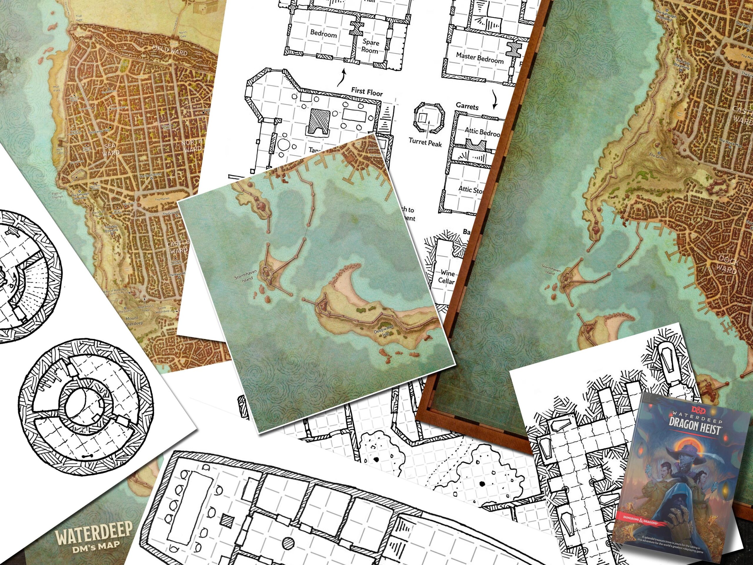 Hoard Of The Dragon Queen Maps Etsy