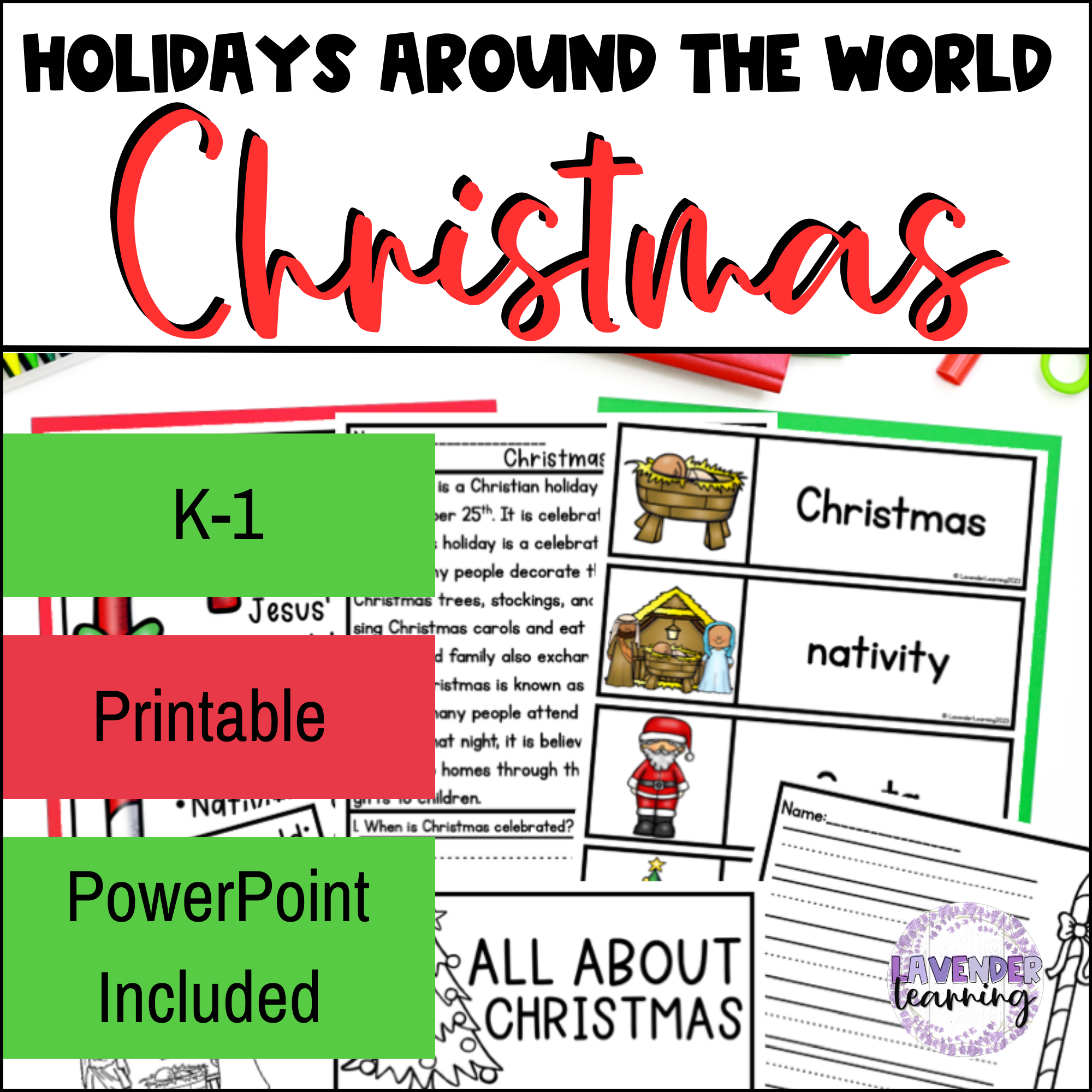 Holidays Around The World Christmas Worksheets Brochure Christmas PowerPoint Made By Teachers