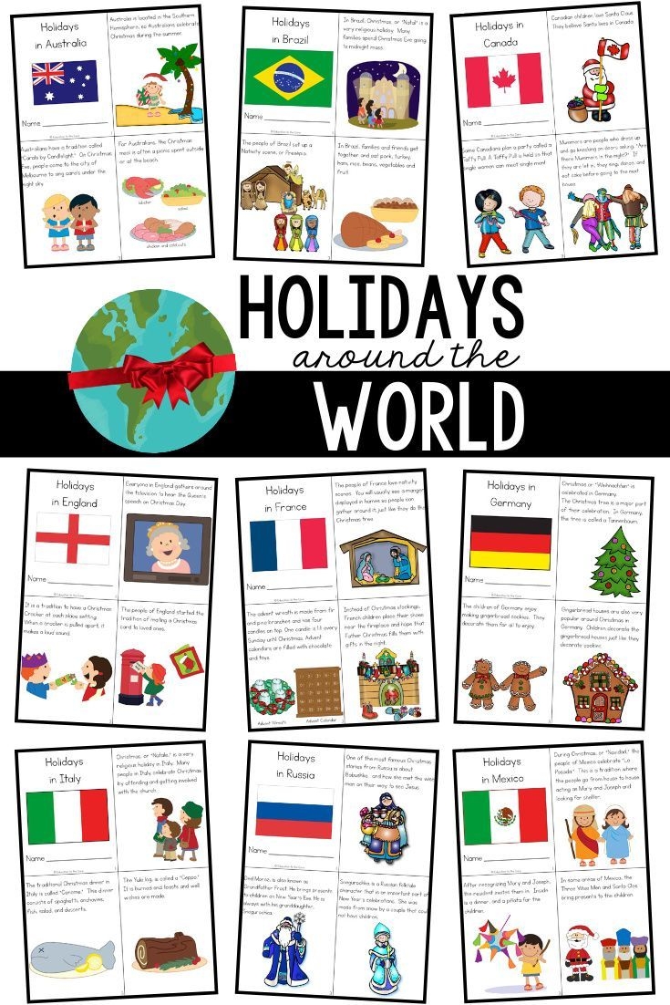 Holidays Around The World For Primary Students