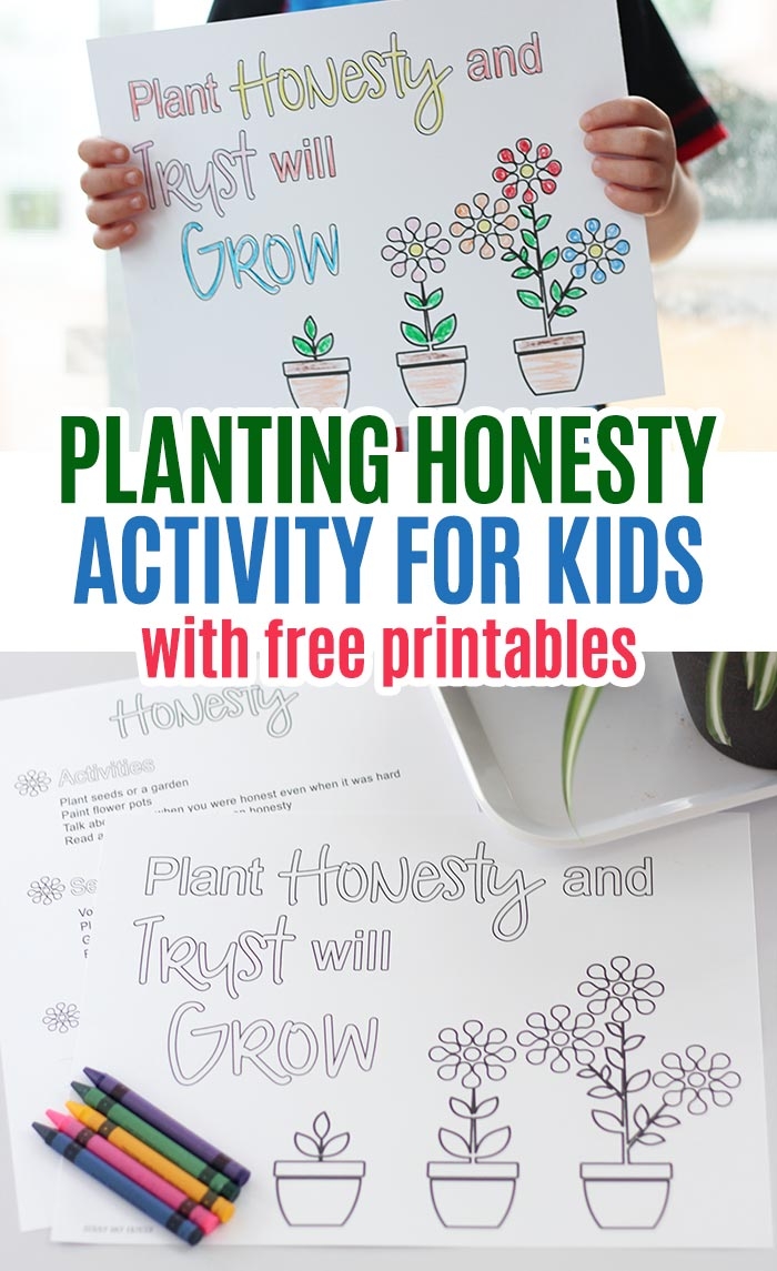 Honesty For Kids Free Printables For Family Dinner Book Club Sunny Day Family