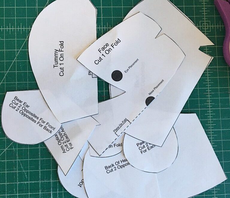 How To Make A Memory Bear Free PDF Pattern