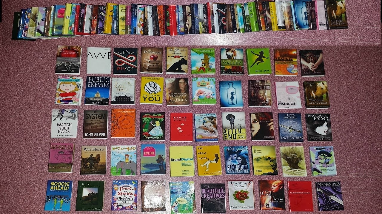 Free Printable Miniature Book Covers