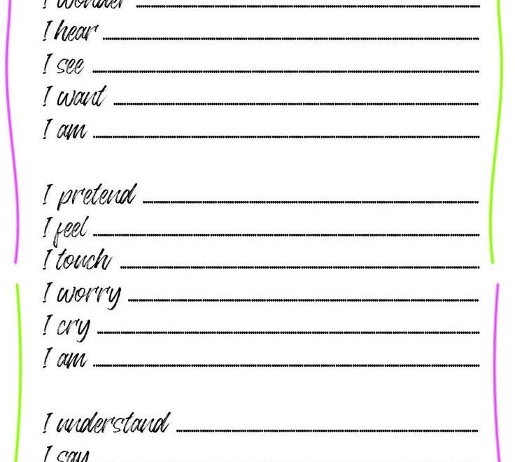 I AM Poem 10 Free PDF Printables Printablee