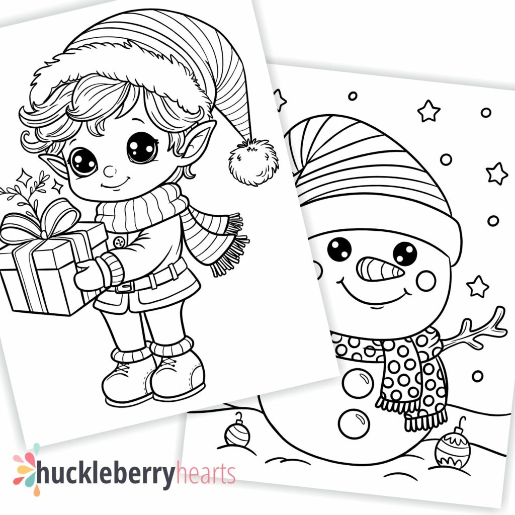 Christmas Coloring Pages Printable Cute