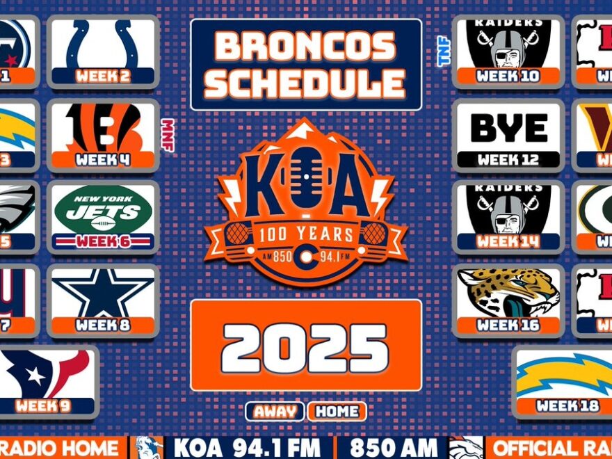 KOA 850 AM 94 1 FM On X First Look At The 2025 Broncos Schedule What s Your Record Prediction Schedule Release Special Is Live Now Https t co vEmKUKDEIk Https t co GQ5IyrCVvD
