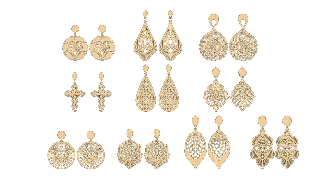 Earrings Jewelry Templates Free Printable Images