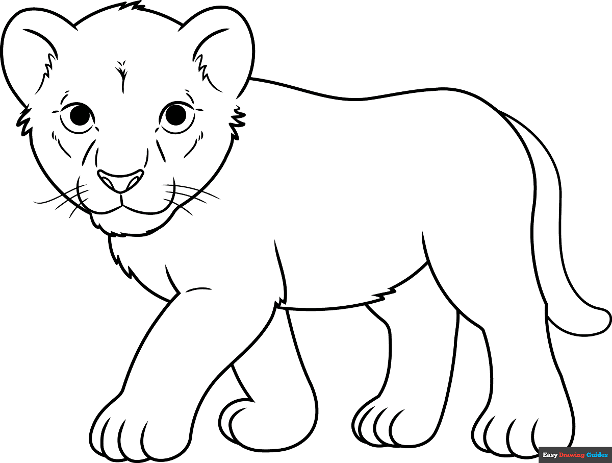Free Printable Lion Coloring Pages