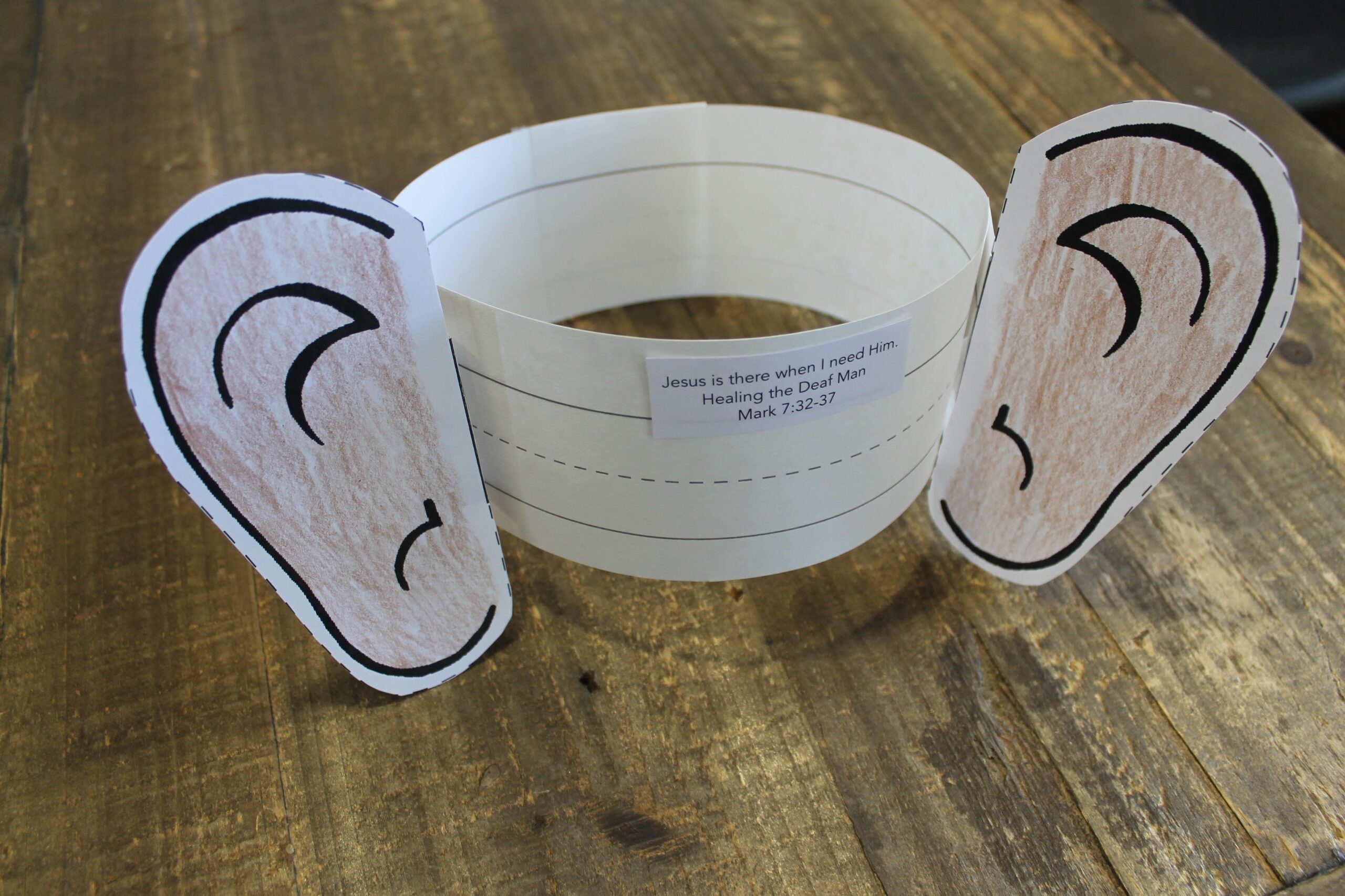 My Listening Ears Headband Printable