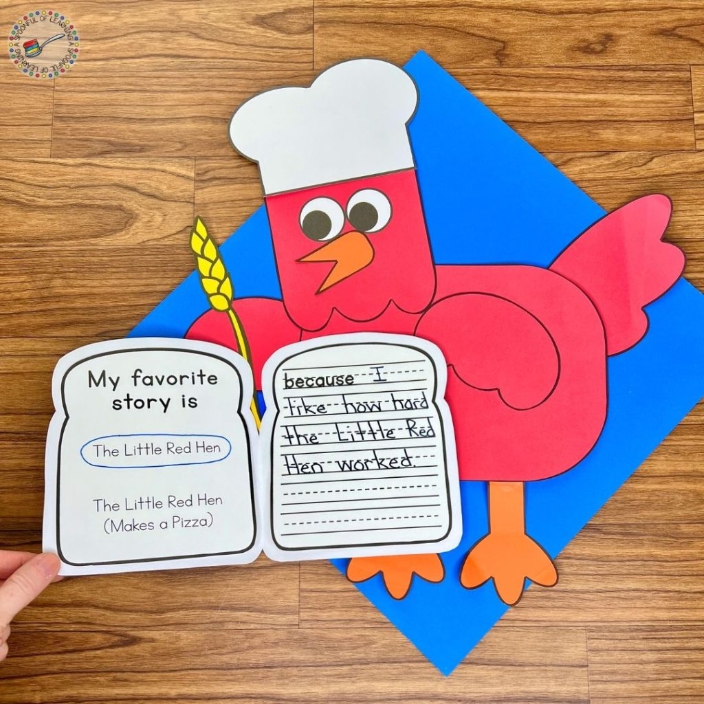 Little Red Hen Preschool Printables