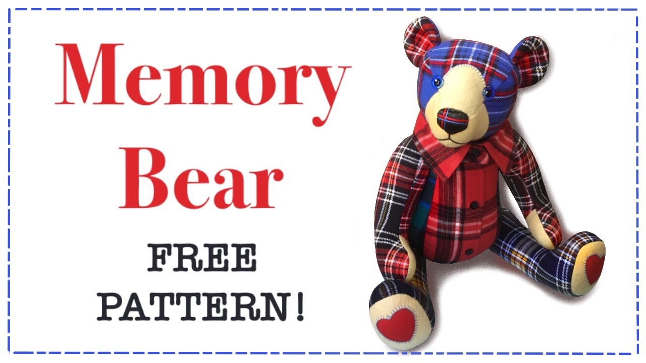 Free Printable Memory Bear Pattern