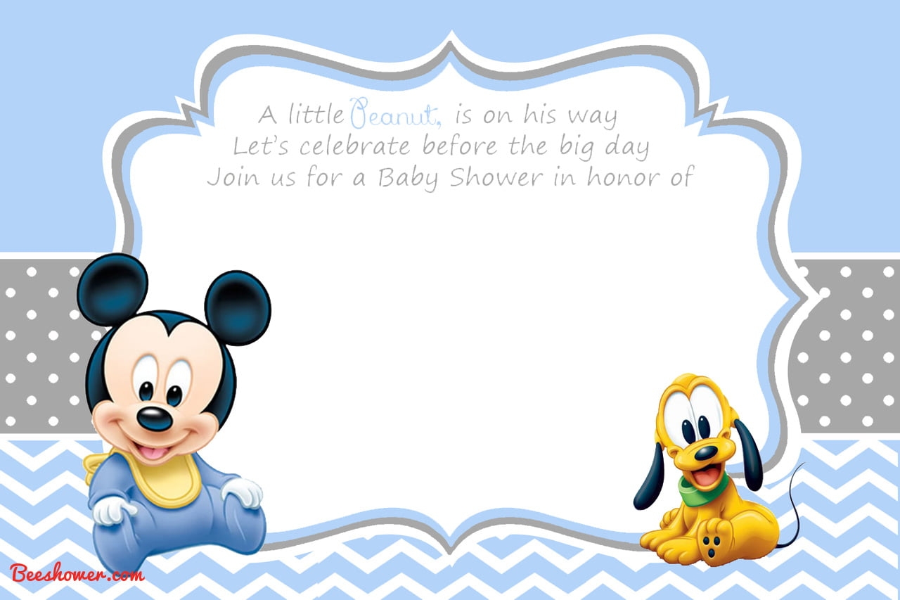 Mickey Mouse Baby Shower Invites 2025 Levitan
