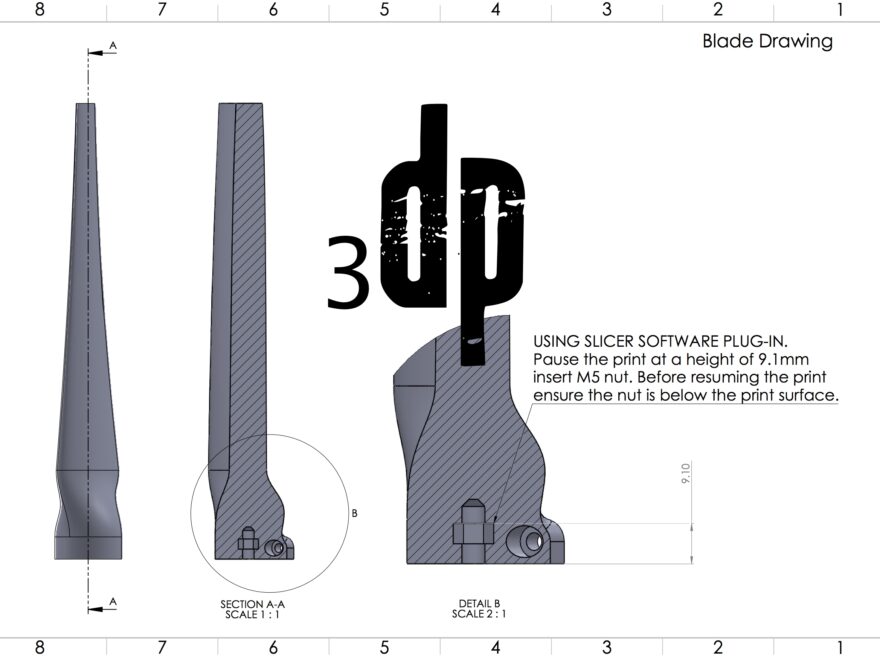 Mkii 5 Watt 3d Printable Wind Turbine 3d Model For 3d Printers Free