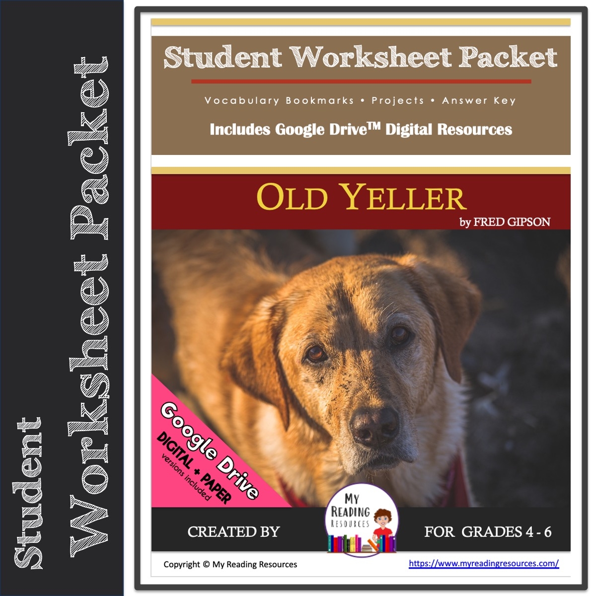 Old Yeller Student Worksheet Packet My Reading Resources Worksheets Library