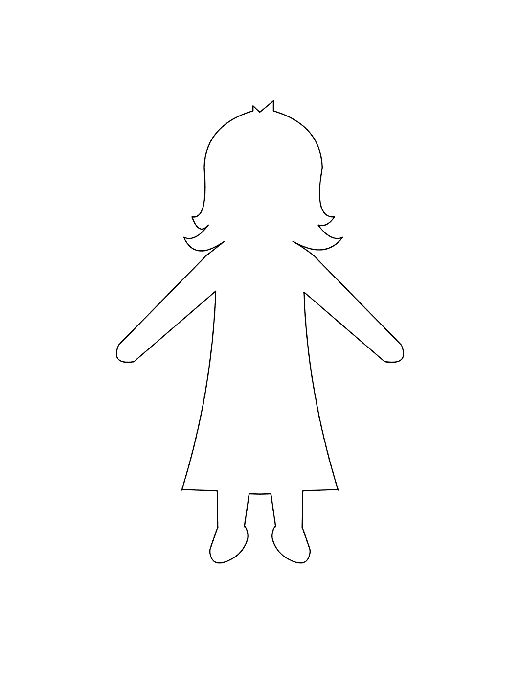 Paper Doll Cut Out Printable