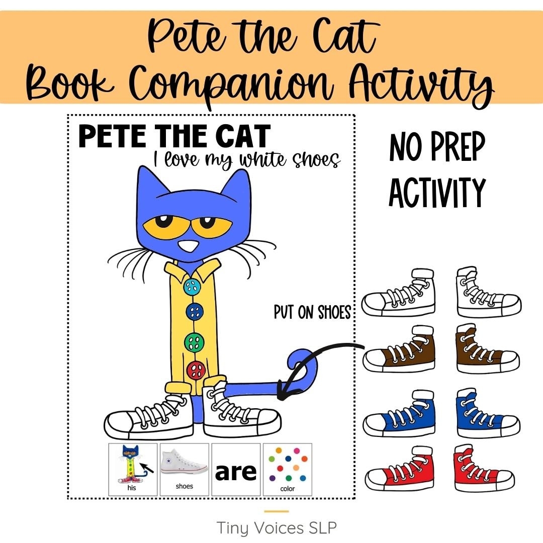 Pete The Cat Shoe Printable