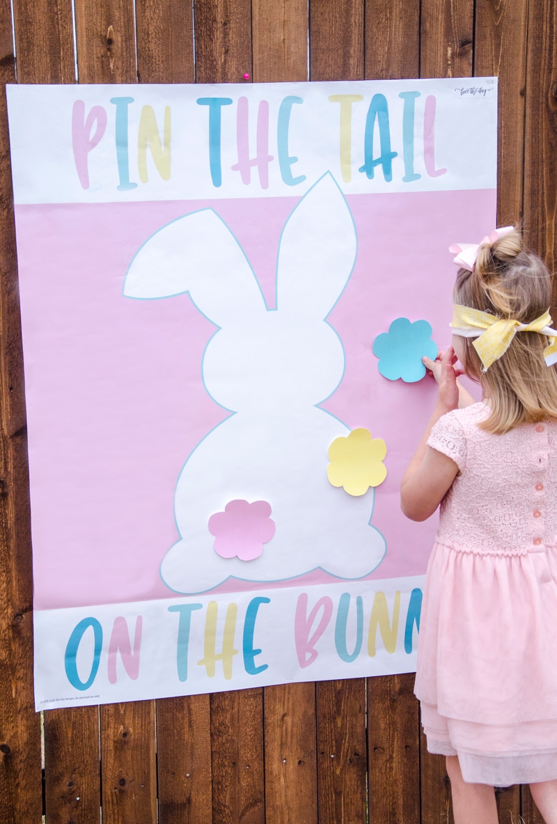 Pin The Tail On The Bunny Easter Game By Lindi Haws Of Love The Day