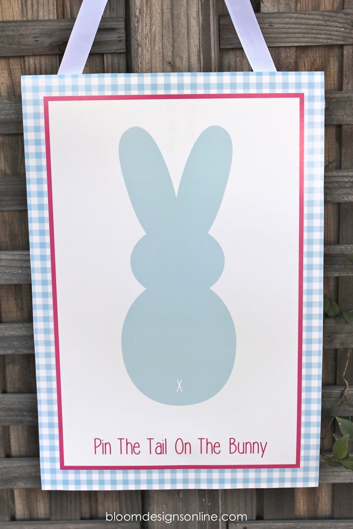 Pin The Tail On The Bunny Printable
