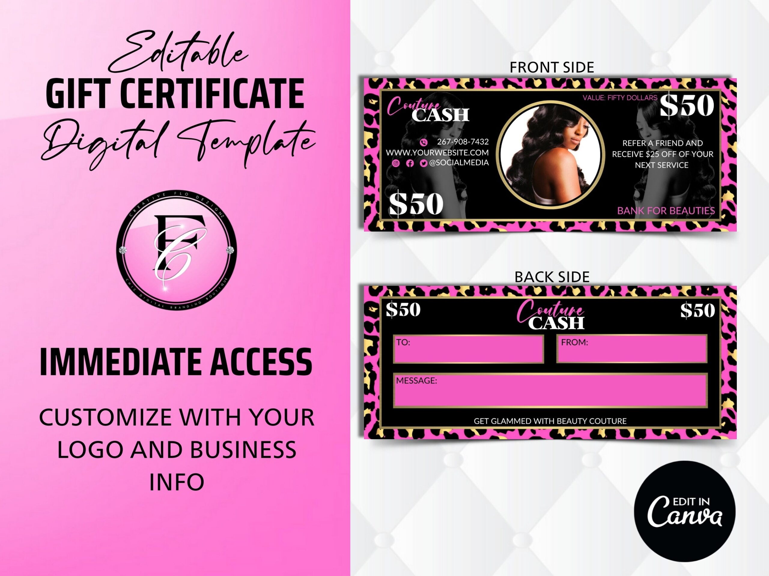 Free Printable Paparazzi Gift Certificate