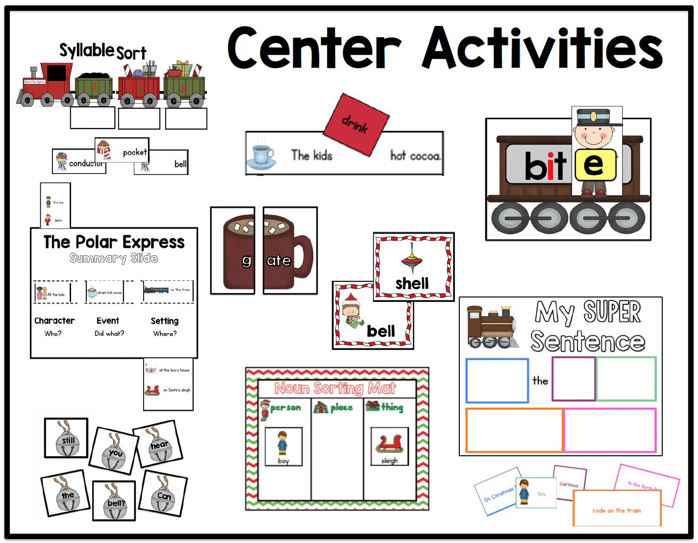 The Polar Express Worksheet Printables