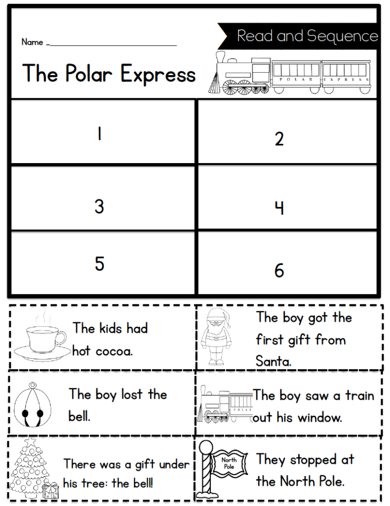 Polar Express Activities For First Grade With A FREEBIE Sarah s Teaching Snippets