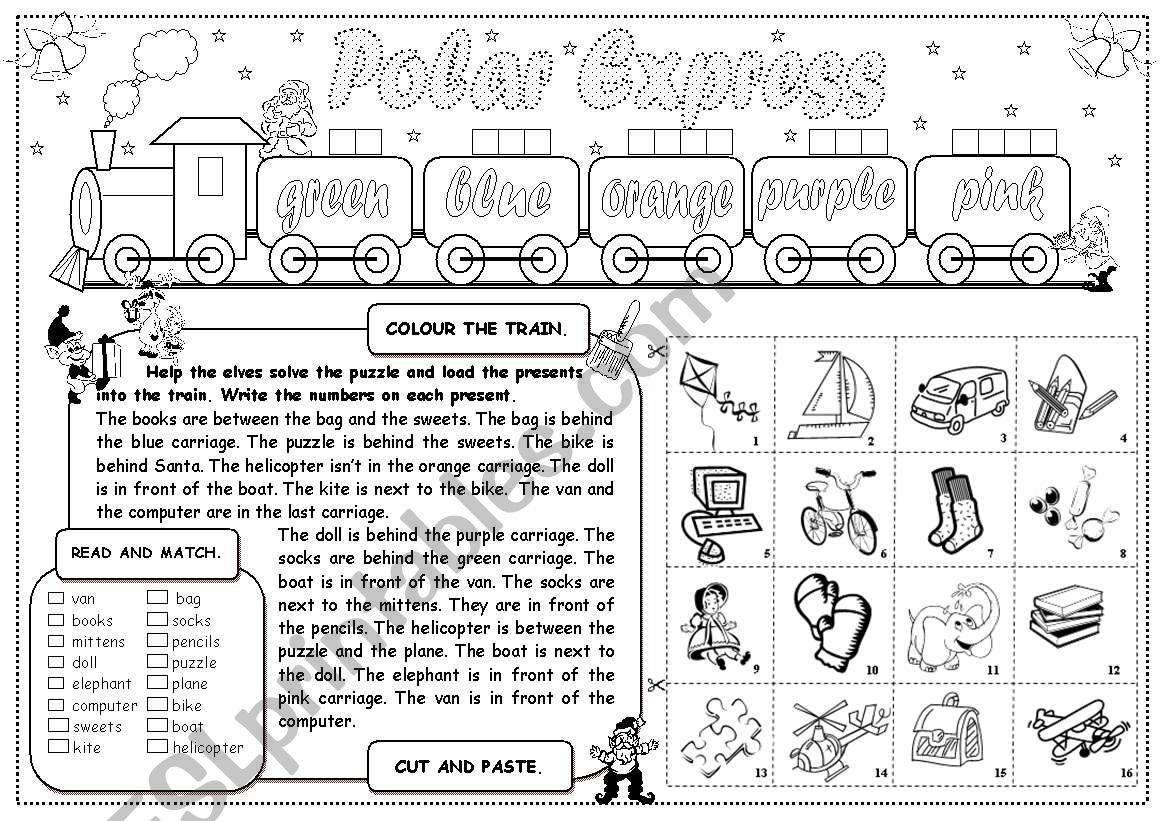 Polar Express ESL Worksheet By Gabitza