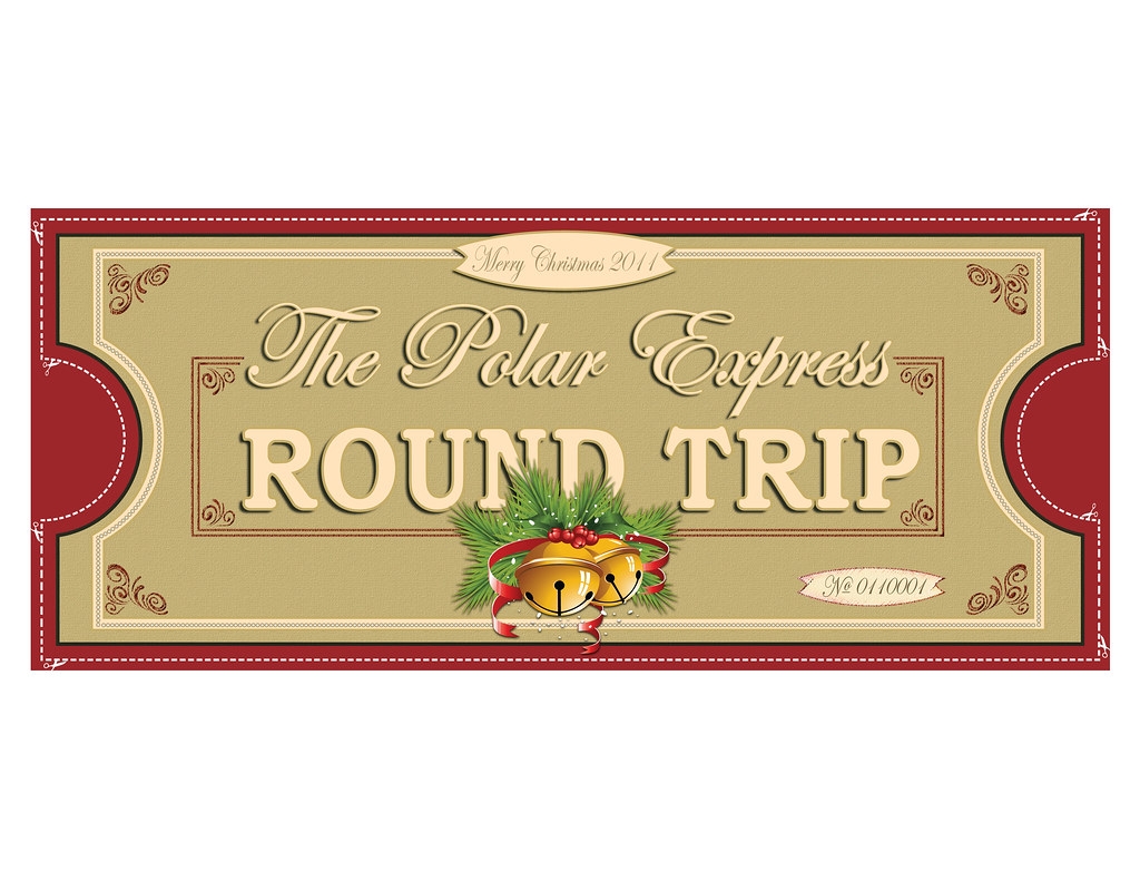 Polar Express Ticket FRONT 1UP 8 5x11 FREE PRINTABLE Polar Flickr