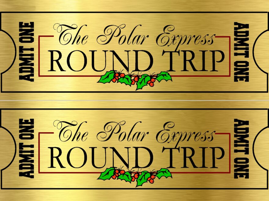Polar Express Ticket The Idea Door