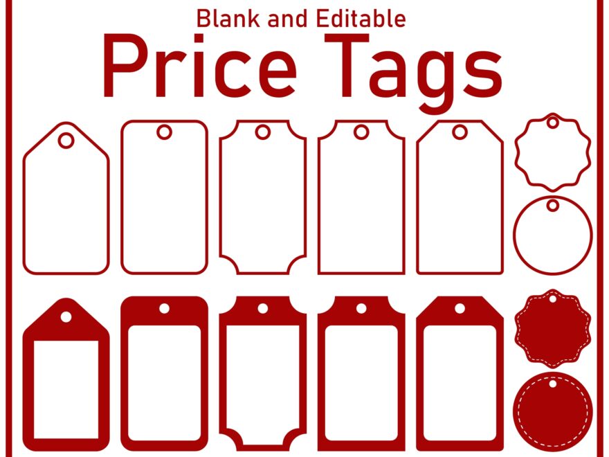 Price Tags Labels Template 10 Free PDF Printables Printablee
