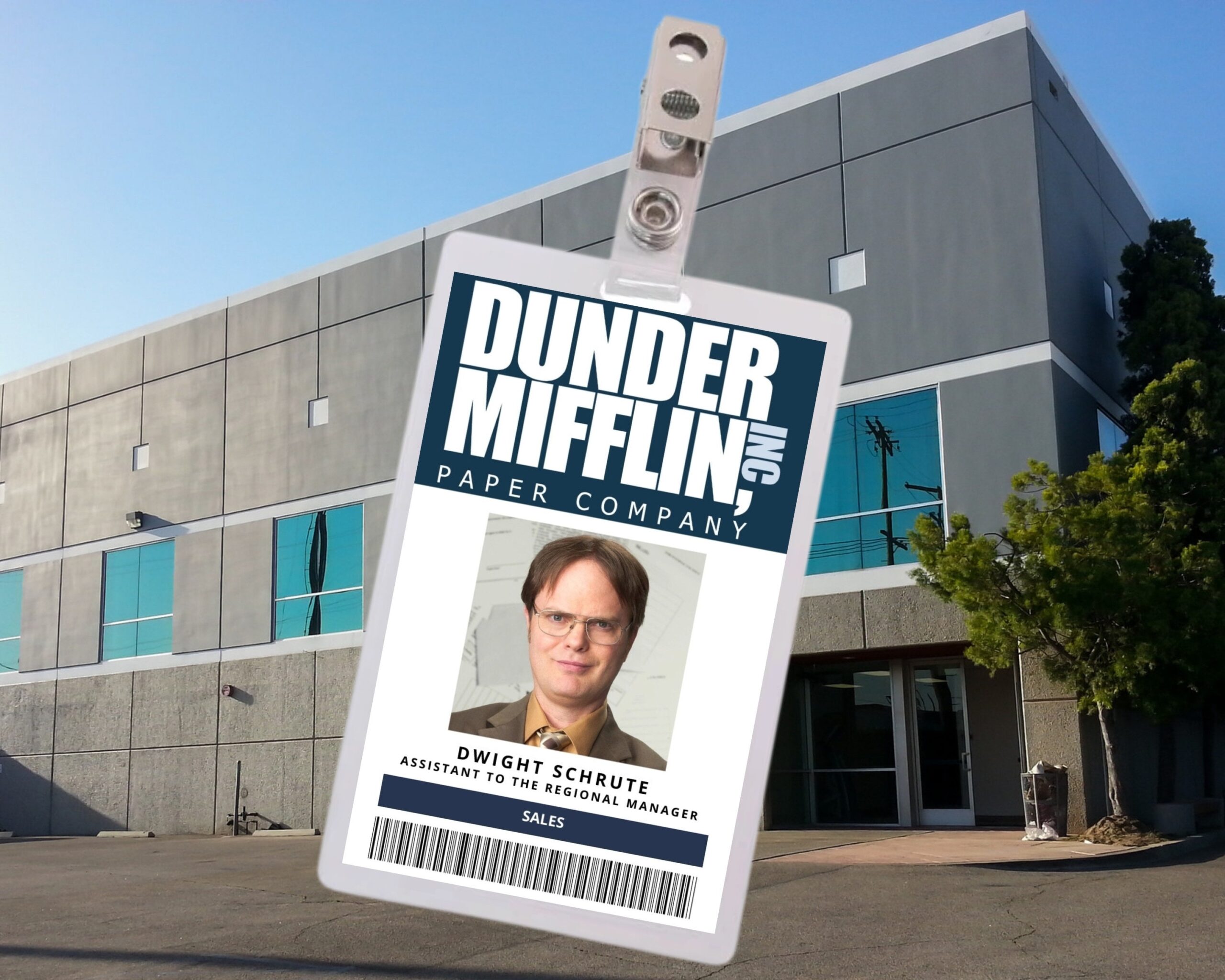 PRINTABLE Dwight Schrute The Office Memorial Cosplay Id Card Id Badge Name Badge Pass Replica Tshirt Card Fancy Dress Halloween Etsy Finland