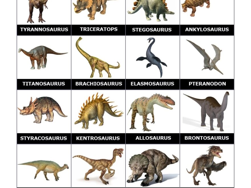 Printable Matching Game Dinosaurs 50 Cards Memozor
