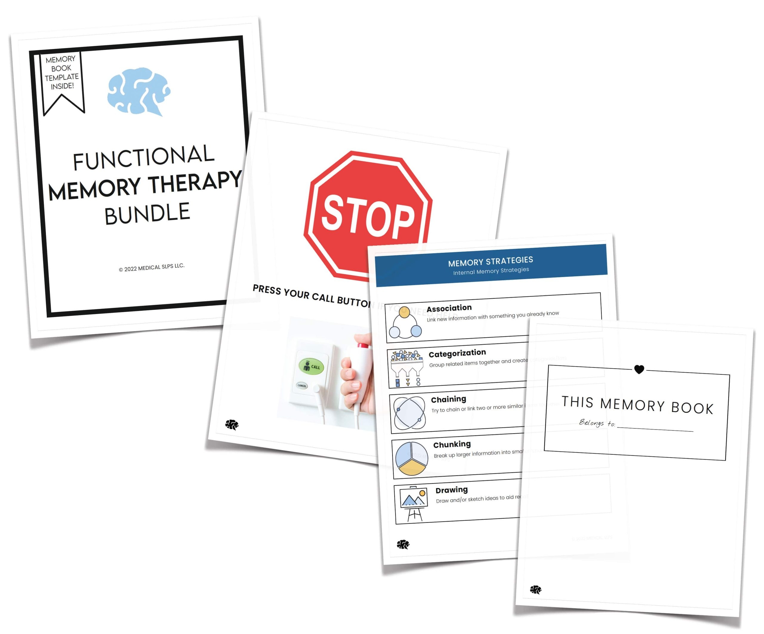 Printable Memory And Orientation Book Medical SLPs