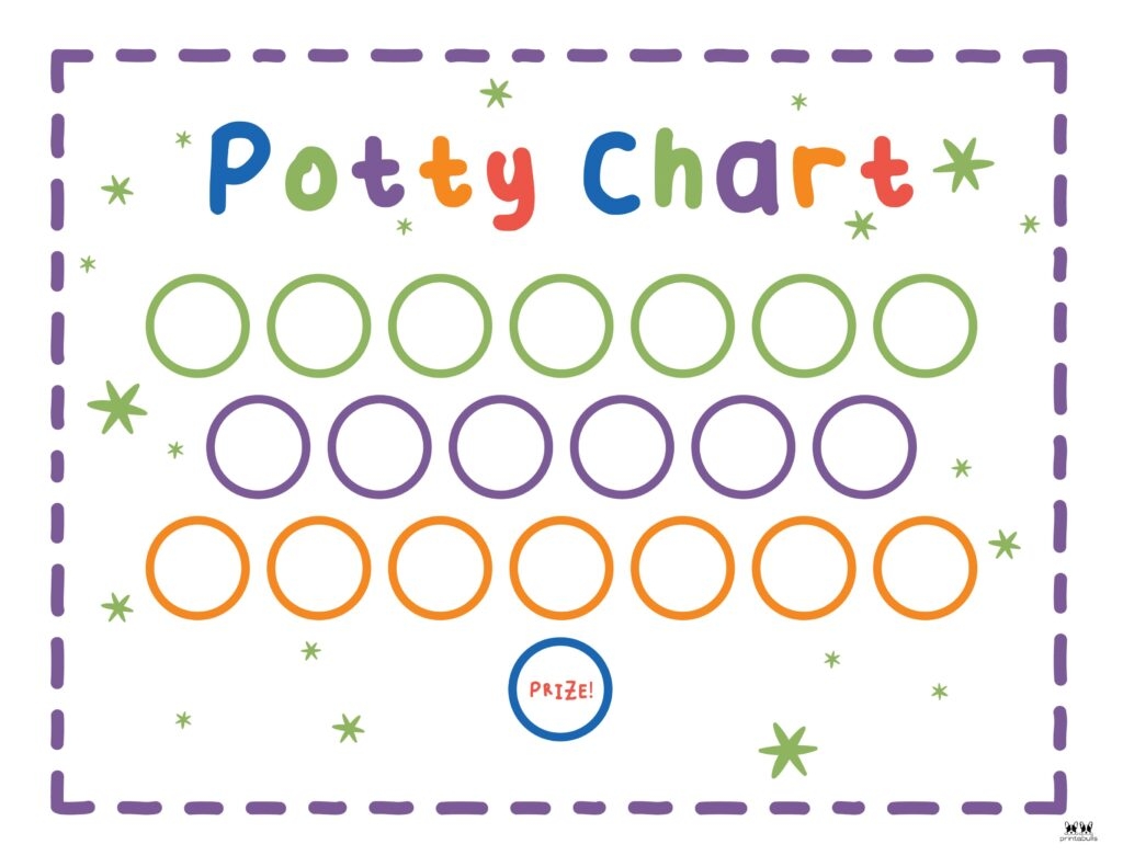 Printable Potty Charts For Toddlers