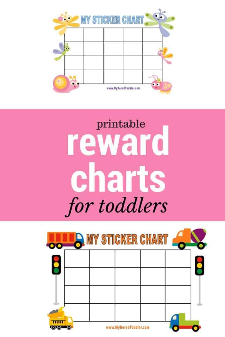 Printable Reward Charts My Bored Toddler Reusable And Fun 