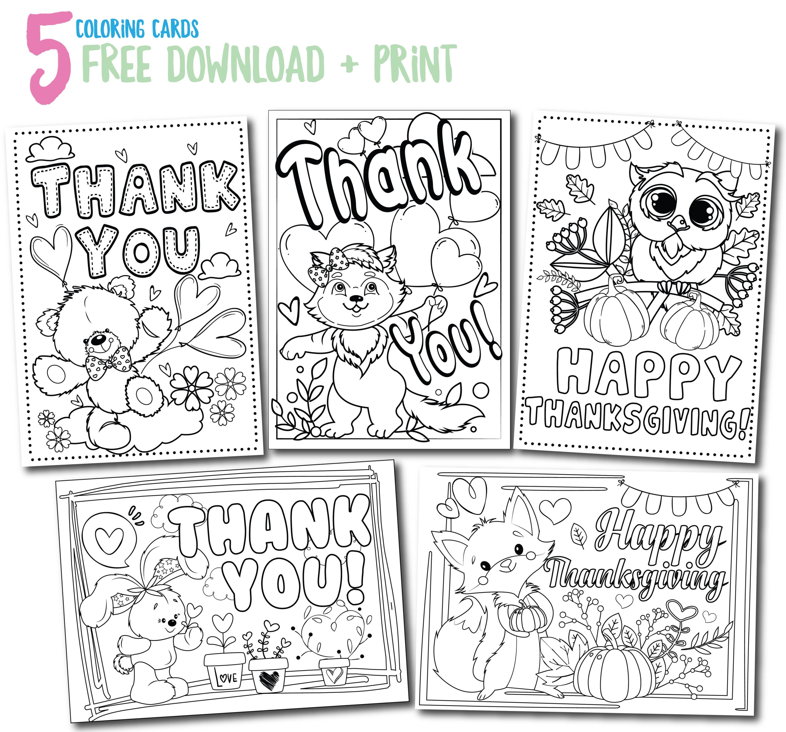 Printable Thank You Cards Thank You Me