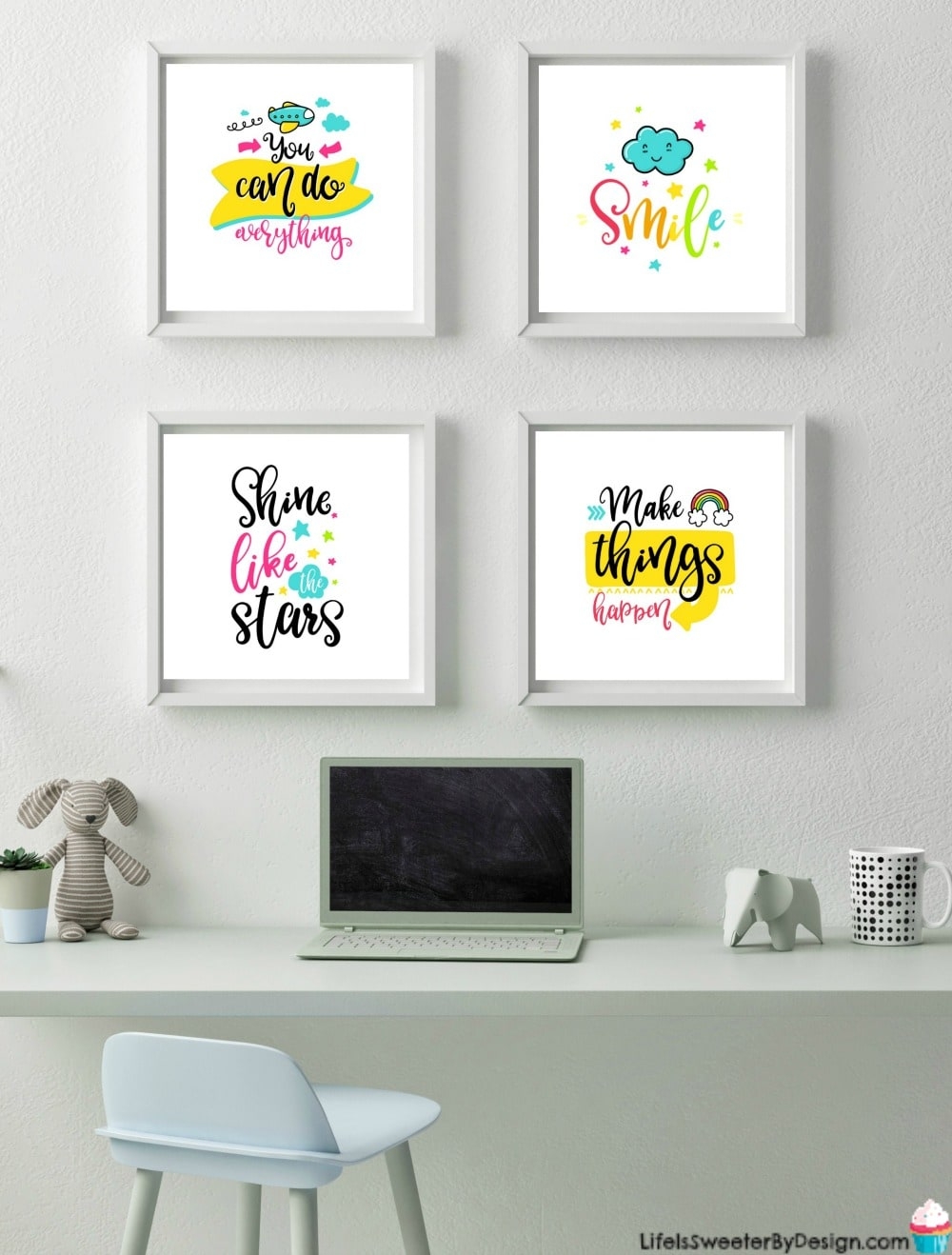 Printable Wall Art For A Little Girl s Room Life Is Sweeter By Design