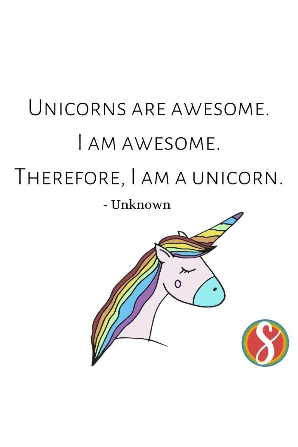 Free Printables Of Unicorns Sayings