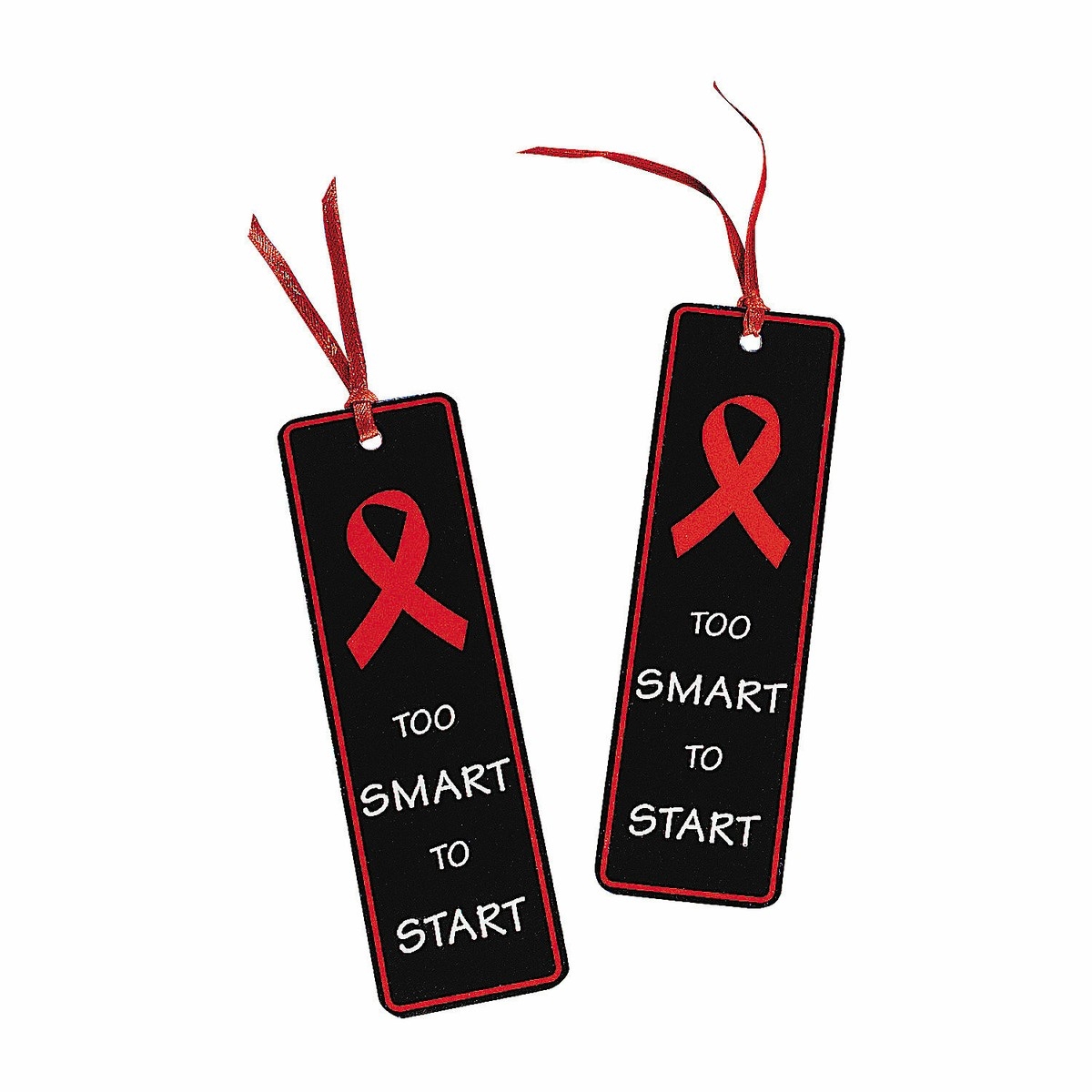 Red Ribbon Week Bookmarks Stationery 48 Pieces EBay