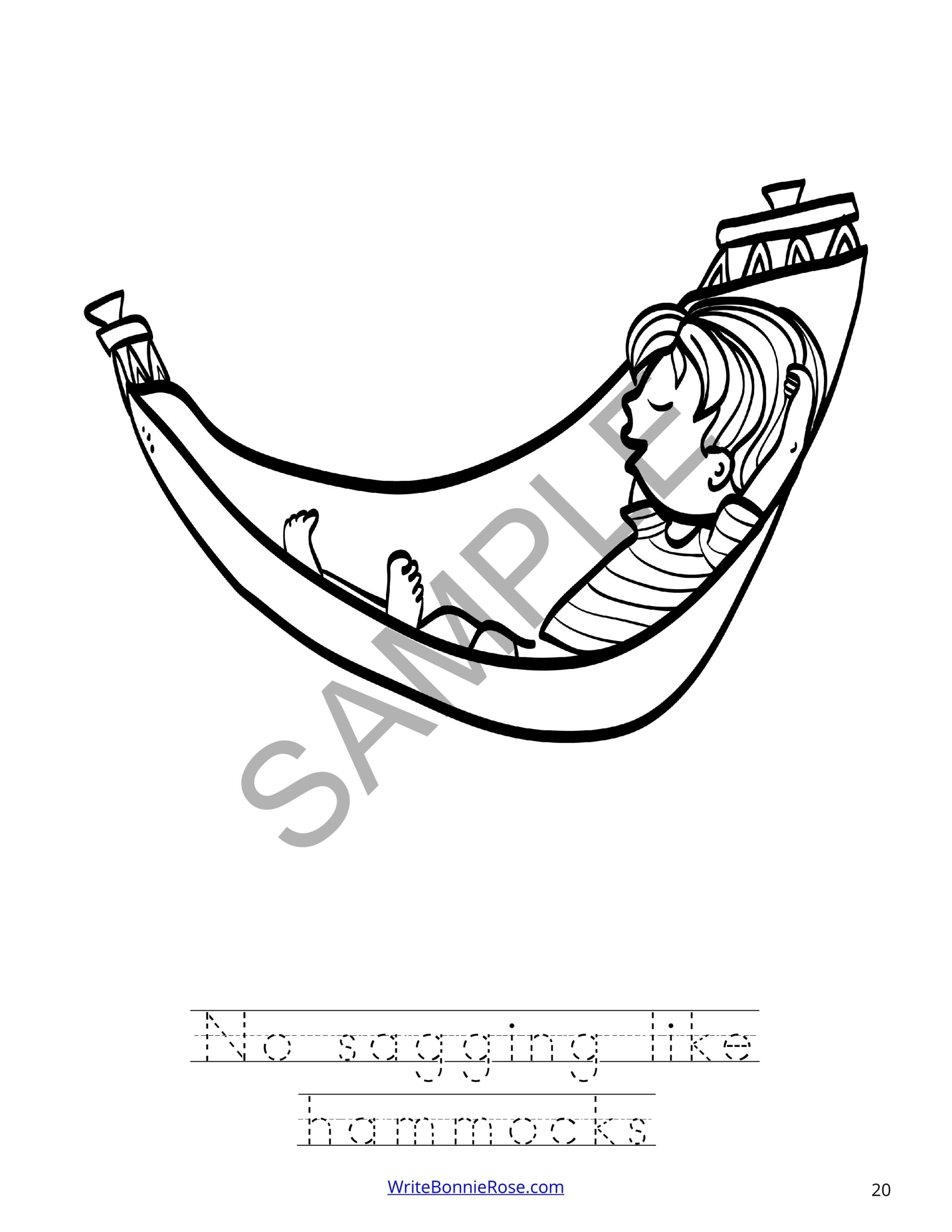 Sarah E Goode Coloring Book Level A Made By Teachers