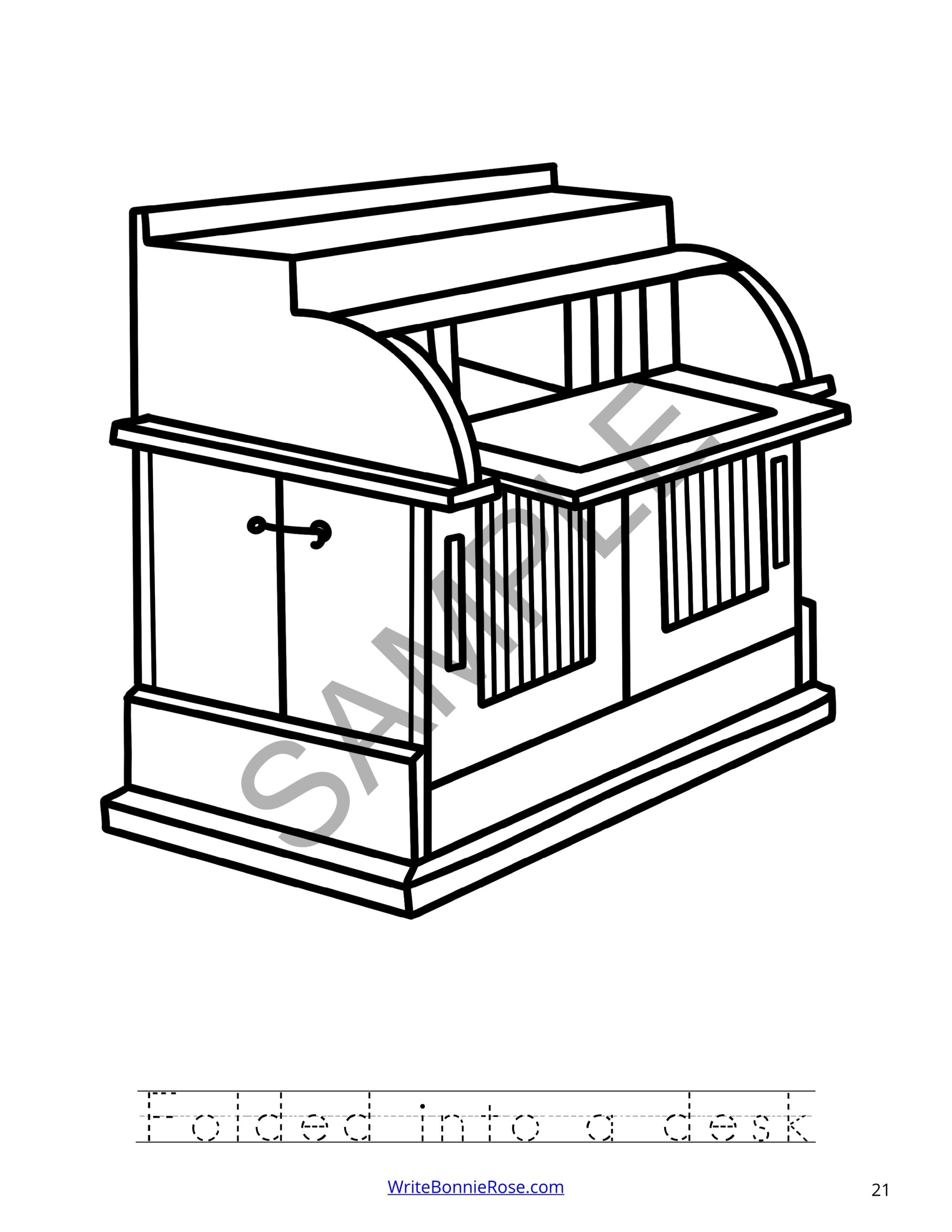 Sarah E Goode Coloring Book Level A Made By Teachers