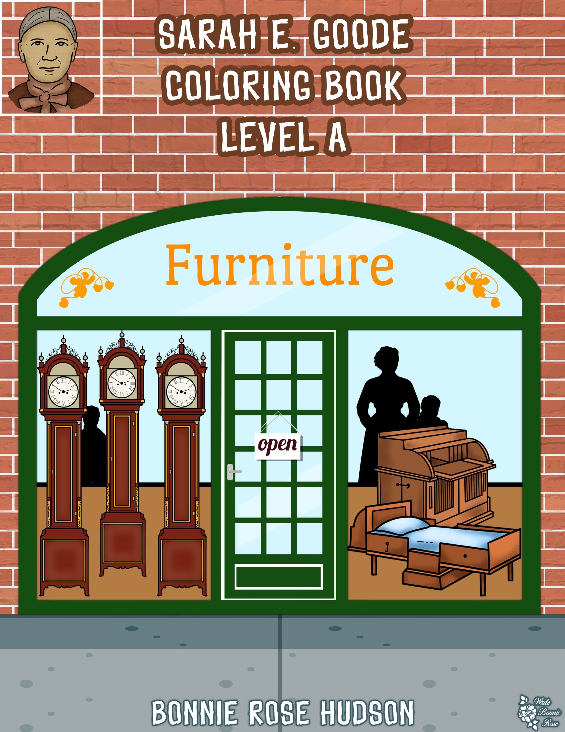 Sarah E Goode Coloring Book Level A Made By Teachers