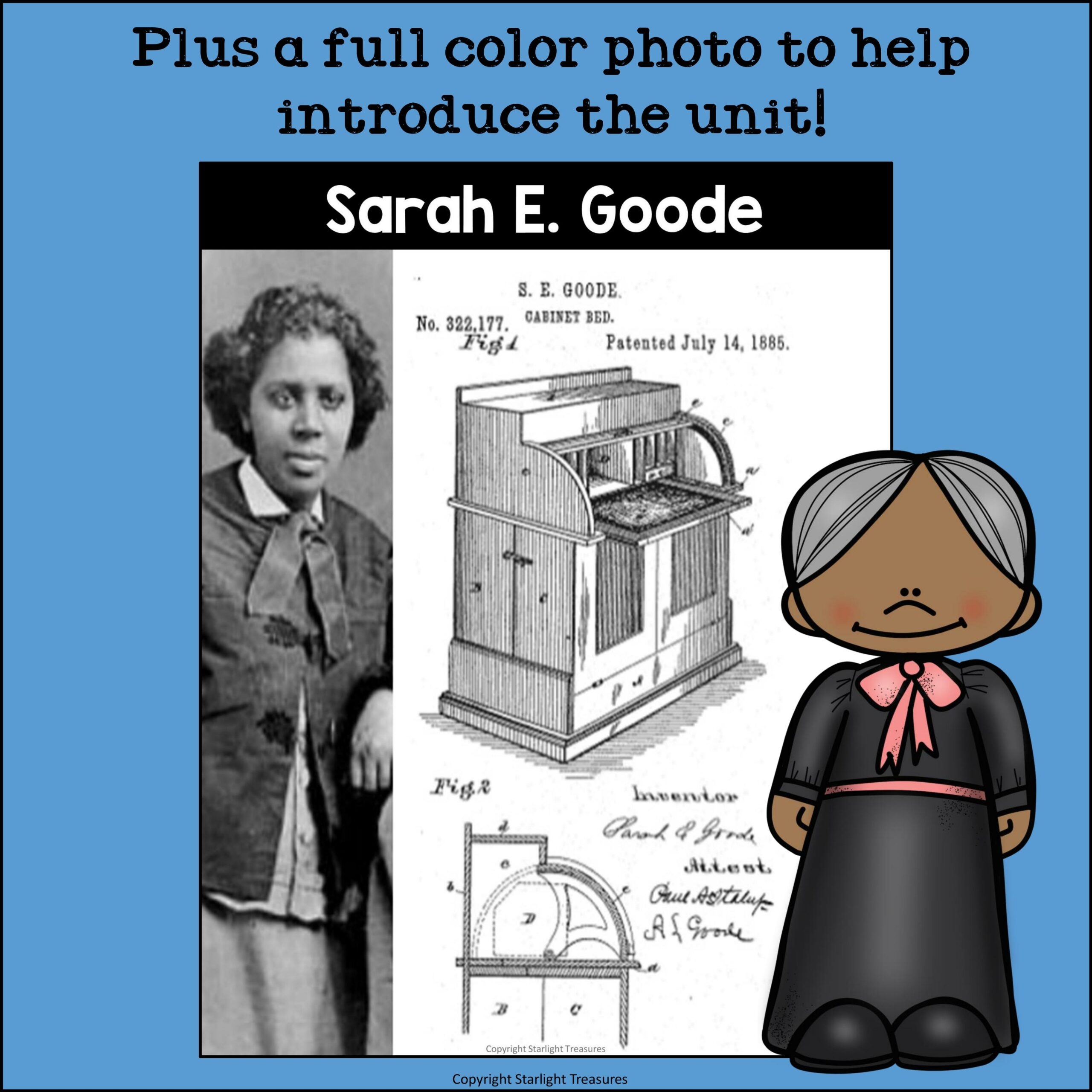 Sarah E Goode Mini Book For Early Readers Black History Month Made By Teachers