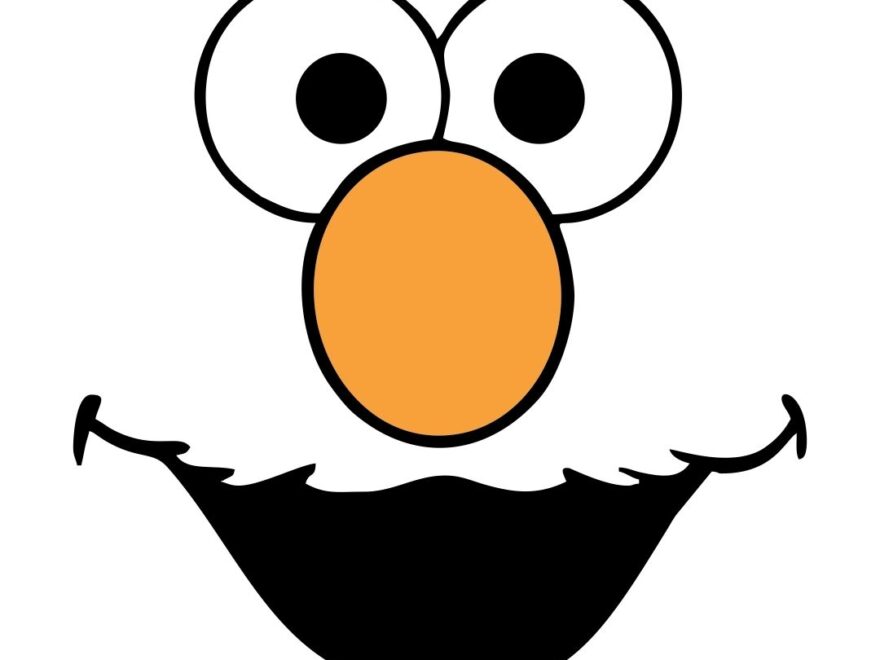 Sesame Street Elmo Face Template Printable Sesame Street Birthday Party Sesame Street Birthday Party Ideas Boy Sesame Street