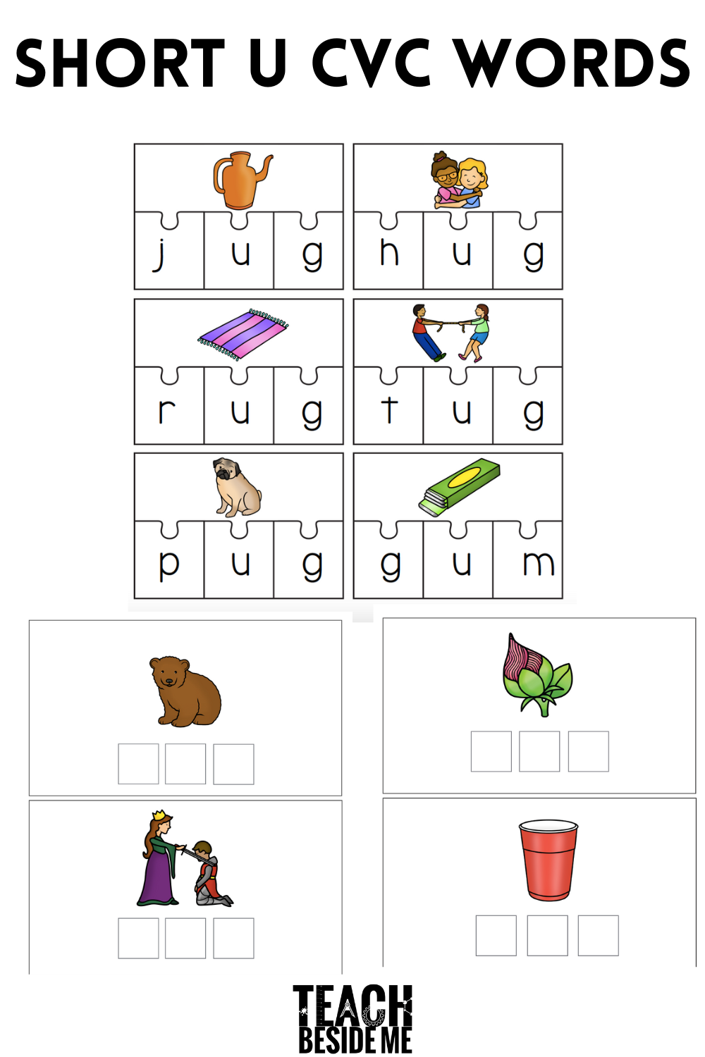 Short U Word Families Free Printables