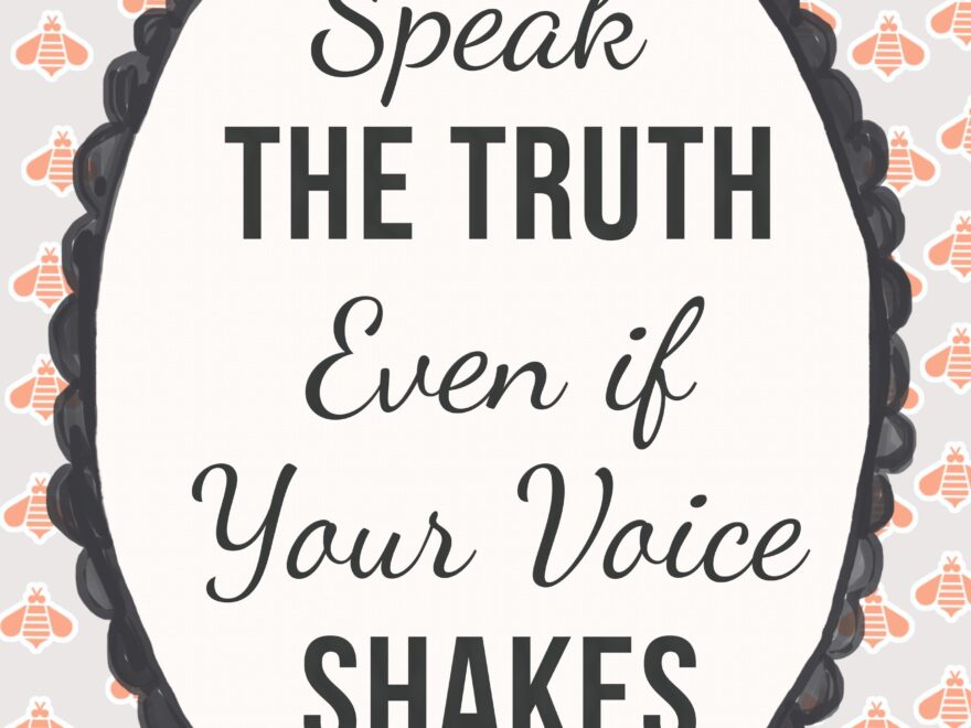 Speak Truth Free Printable Clumsy Crafter