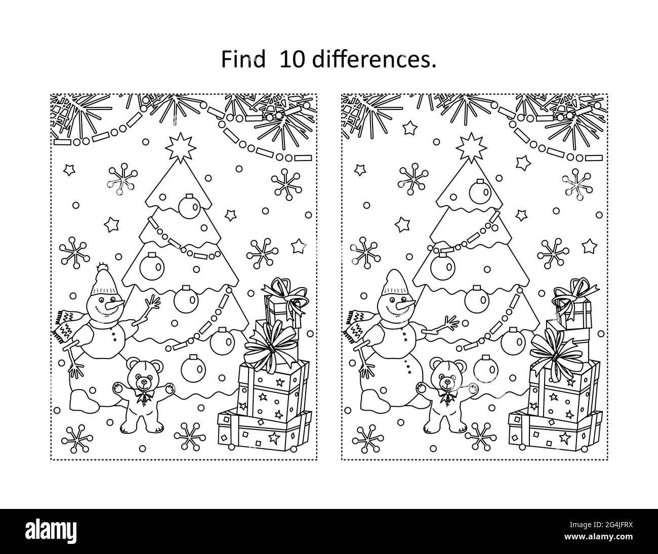 Spot The Difference Adult Puzzle Hi res Stock Photography And Images Alamy
