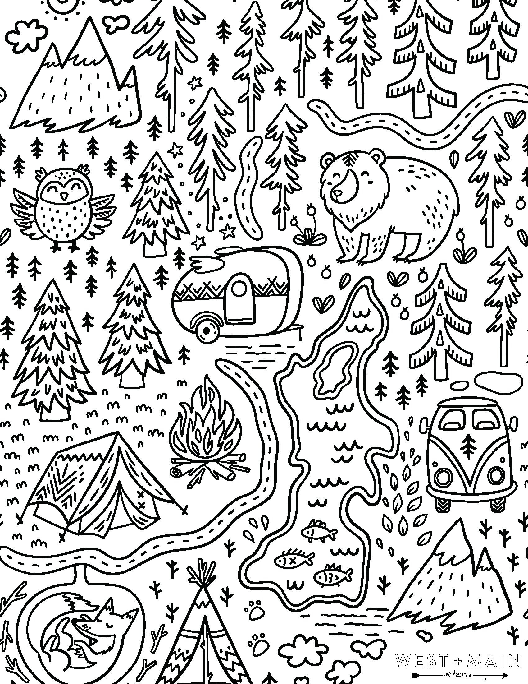 Stay Home Color Download NEW West Main Coloring Sheets To Print And Enjoy West Main