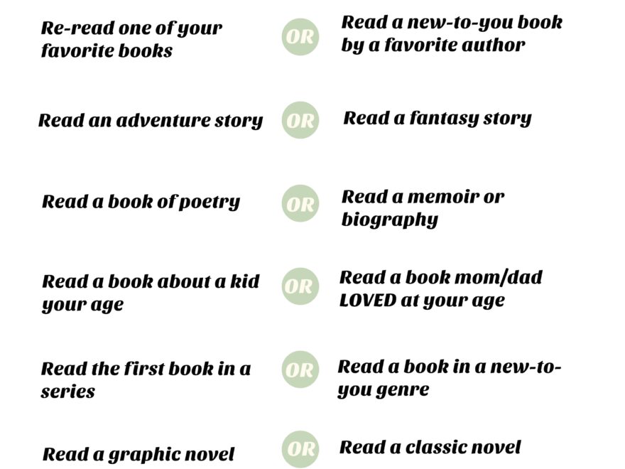 Summer Reading 2018 Choose Your Own Adventure Free Printable Mommablogsalot